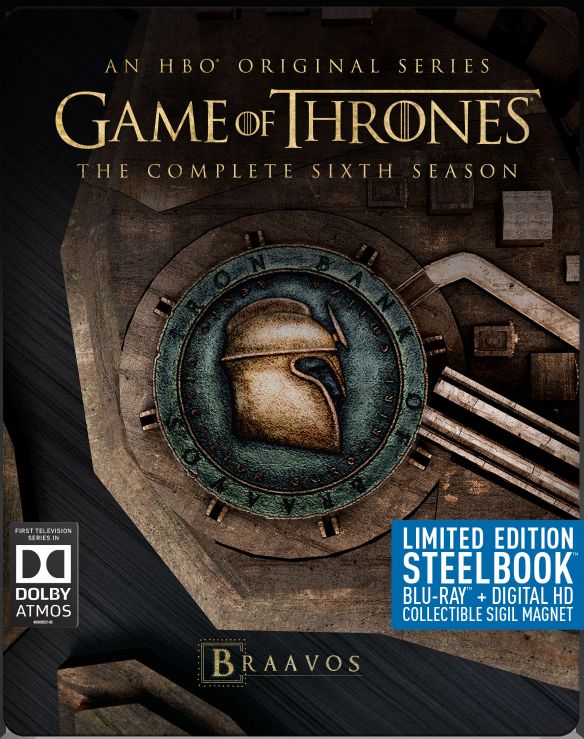  Game of Thrones: The Complete 6th Season [Digital Copy] [Blu-ray] [SteelBook] [Only @ Best Buy]
