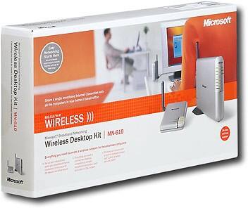 Angle Standard. Microsoft - Broadband Wireless Desktop Kit.