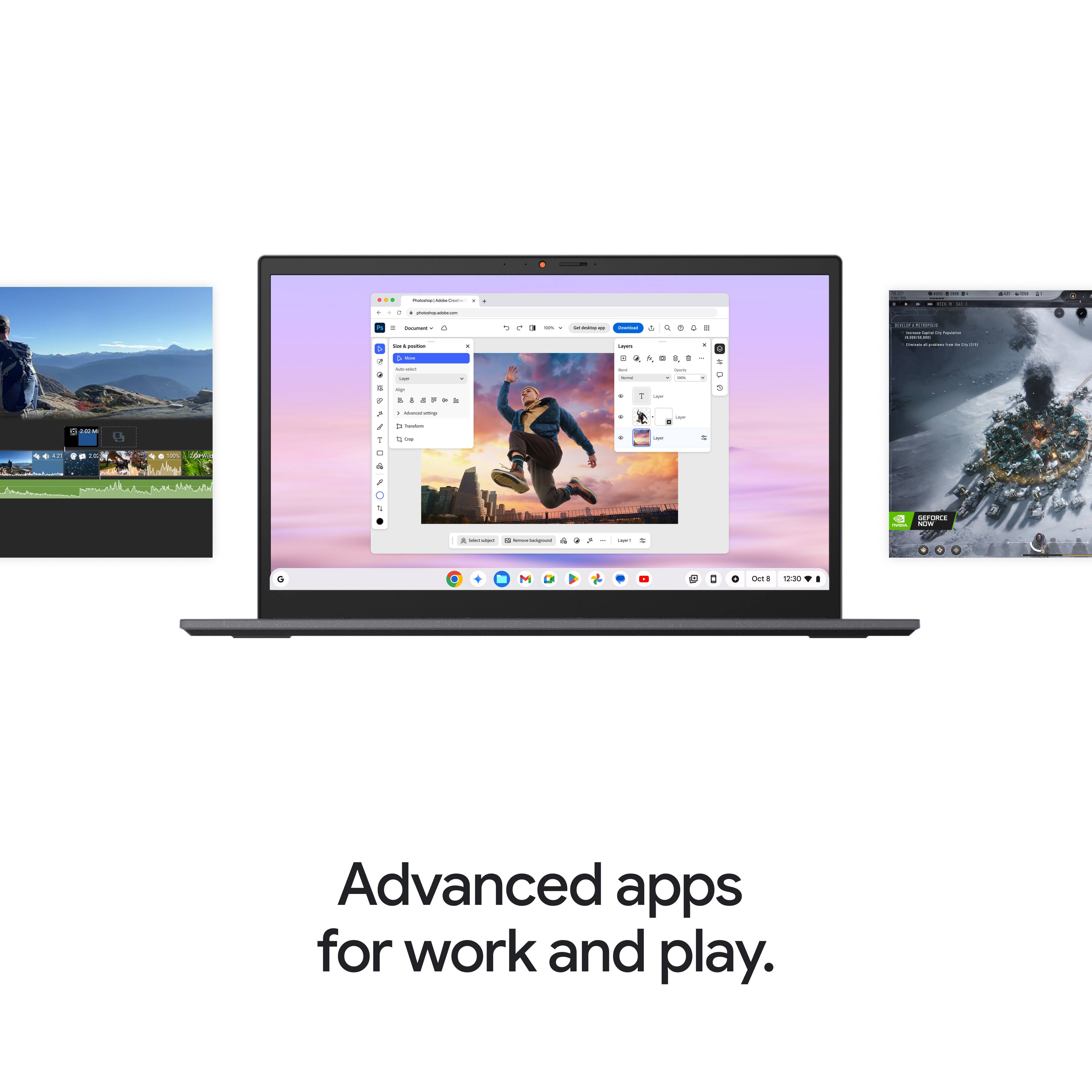 Advanced apps for work and play.