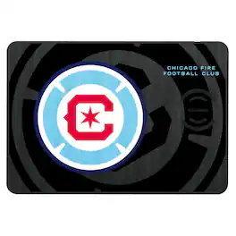 Keyscaper - Chicago Fire Mono Tilt Logo Wireless Charger & Mouse Pad - Multicolor