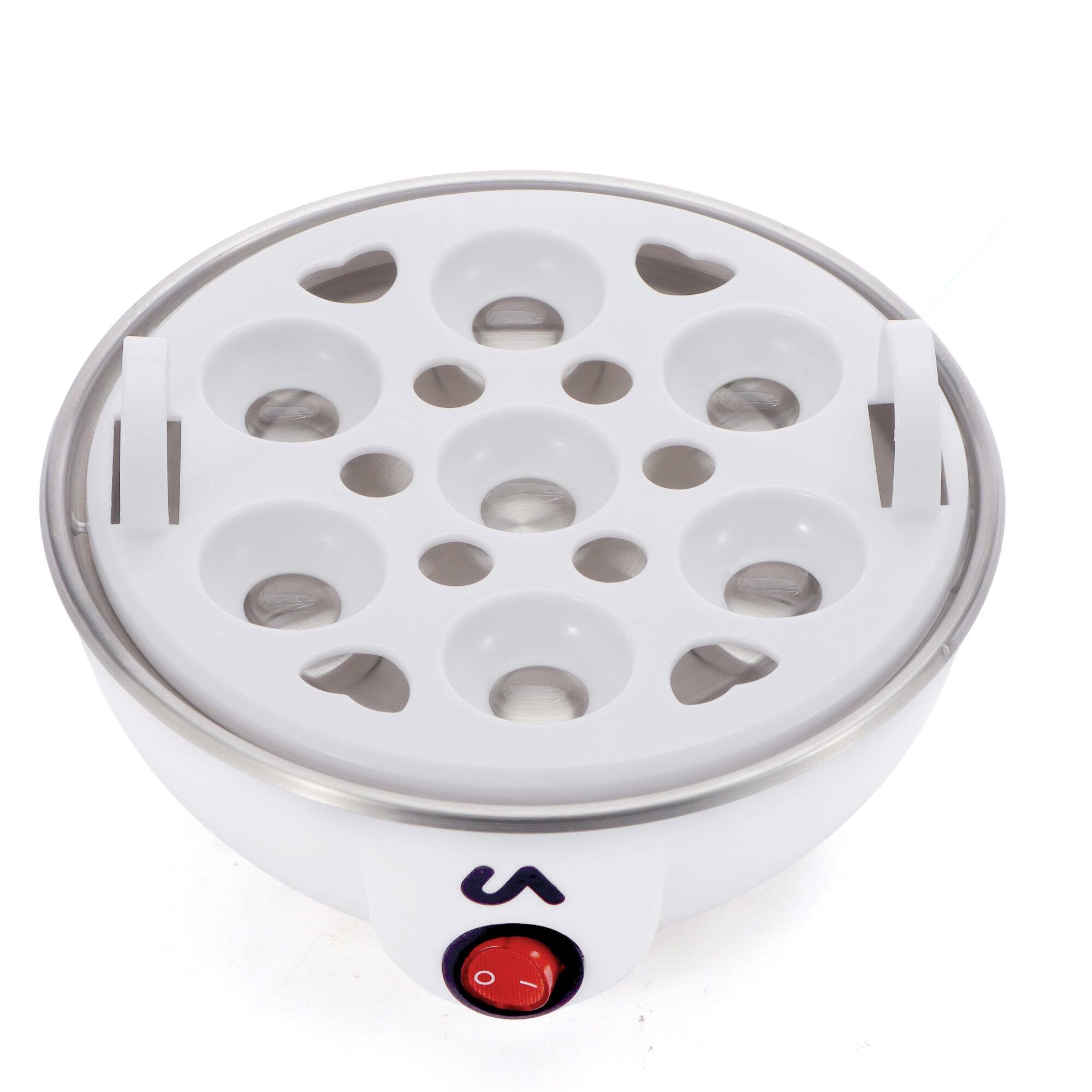 Alt View 4. Uber Appliance - Uber Appliance Deluxe Rapid Egg Cooker - Perfect Egg Cooker for All Styles - White.