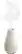 Angle. HoMedics - Ellia Blossom Essential Oil Diffuser - Cream.