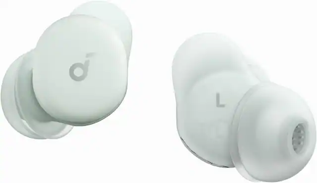 Front. Soundcore - Soundcore - by Anker Sleep A30 Smart ANC Sleep Earbuds - Mist Green - Mist Green.