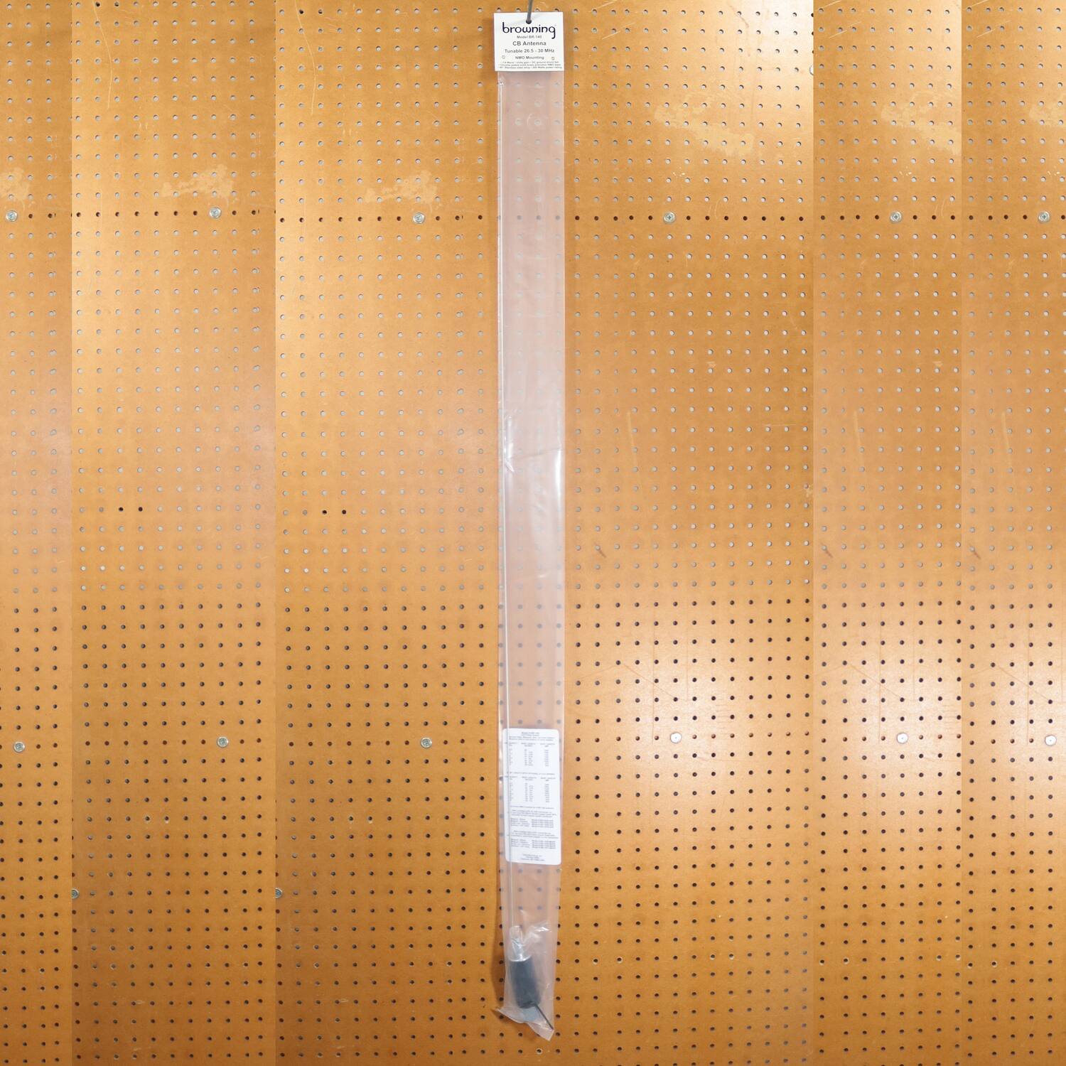 Back. Browning - Browning Br-140 200-watt Low-band 26.5 Mhz To 30 Mhz Unity-gain Uhf Antenna With Nmo Mounting (silver Base) - Black.