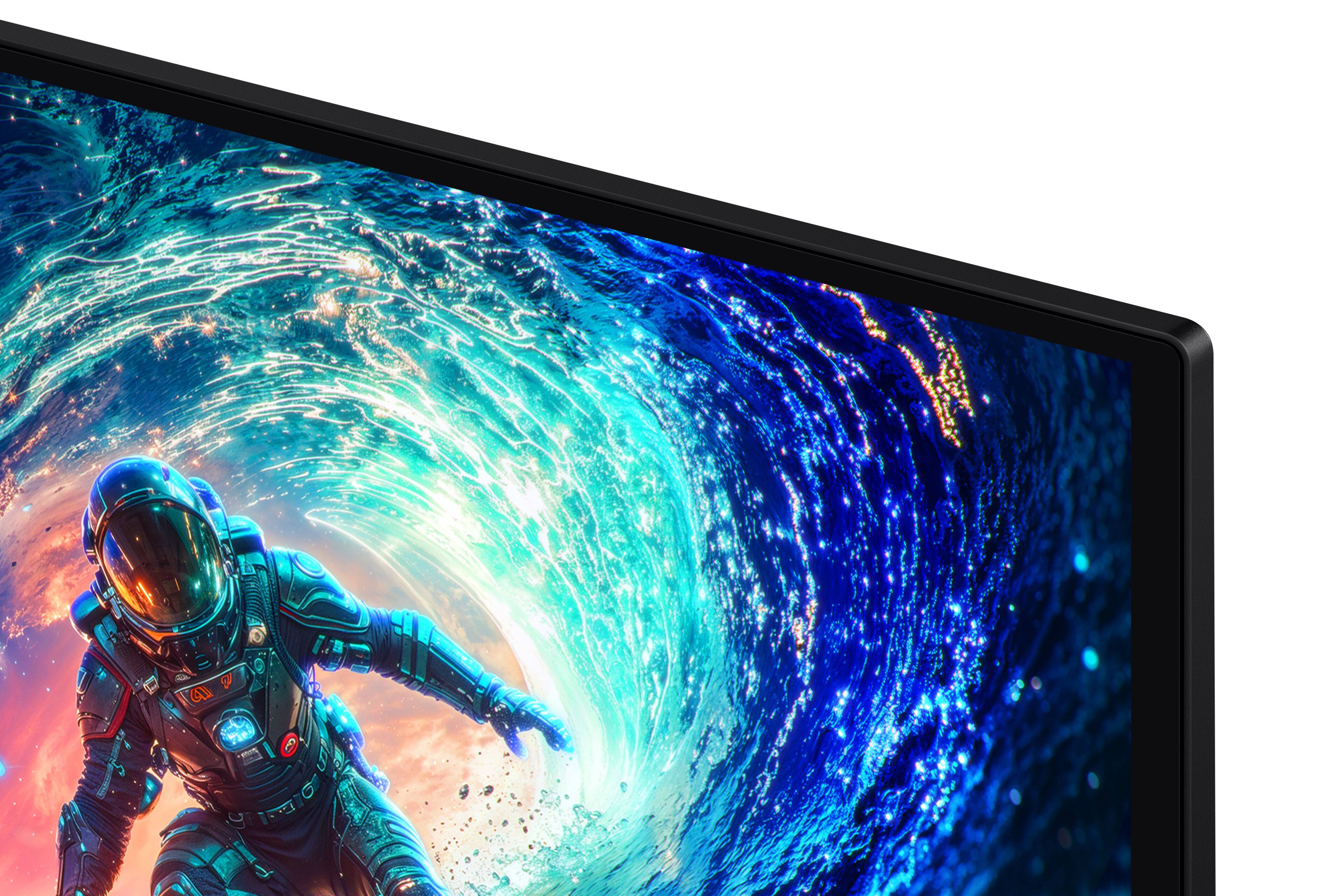 Alt View 25. Samsung - 27" Odyssey OLED G6 (G61SH) QHD 240Hz 0.03ms, AMD FreeSync Premium, Glare Free Gaming Monitor - Black.