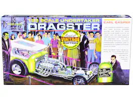 Skill 2 Model Kit Undertaker Dragster by Carl Casper 1/25 Scale Model Made by Polar Lights