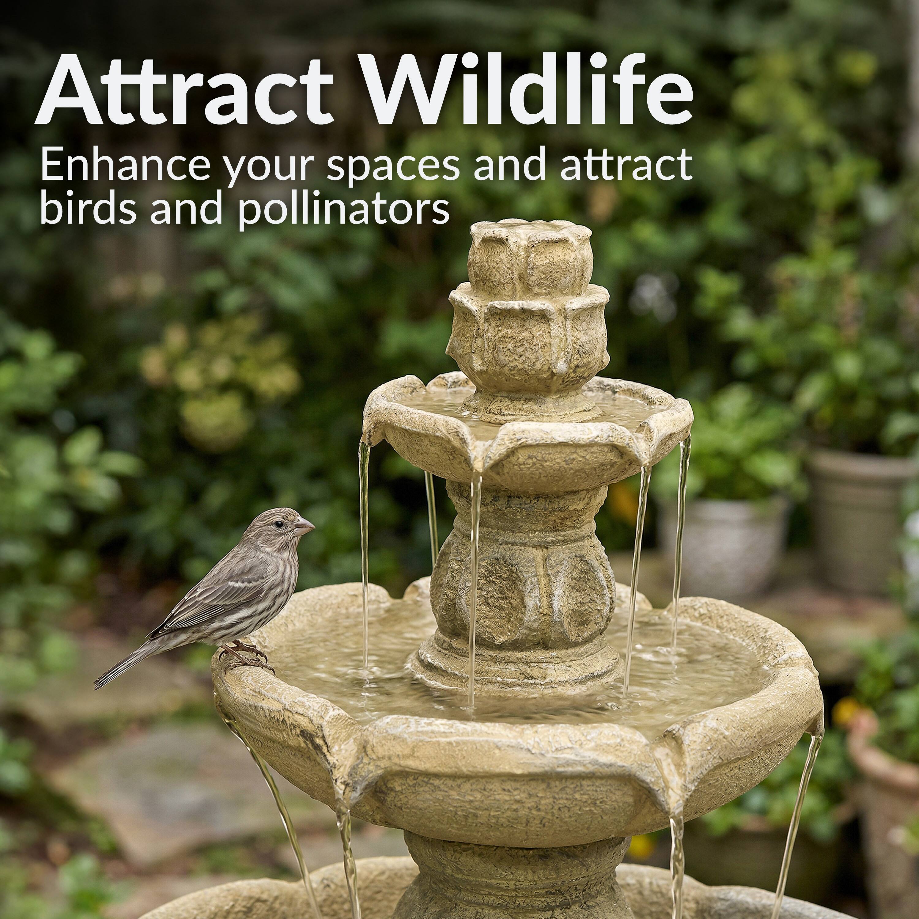 Attract Wildlife  
Enhance your spaces and attract birds and pollinators