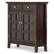 Angle. Simpli Home - Acadian Entryway Storage Cabinet - Brunette Brown.