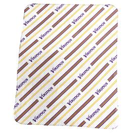 Logo Brands - Minnesota Vikings 50" x 60" Classic Vertical Stripe Fleece Throw Blanket - Multicolor