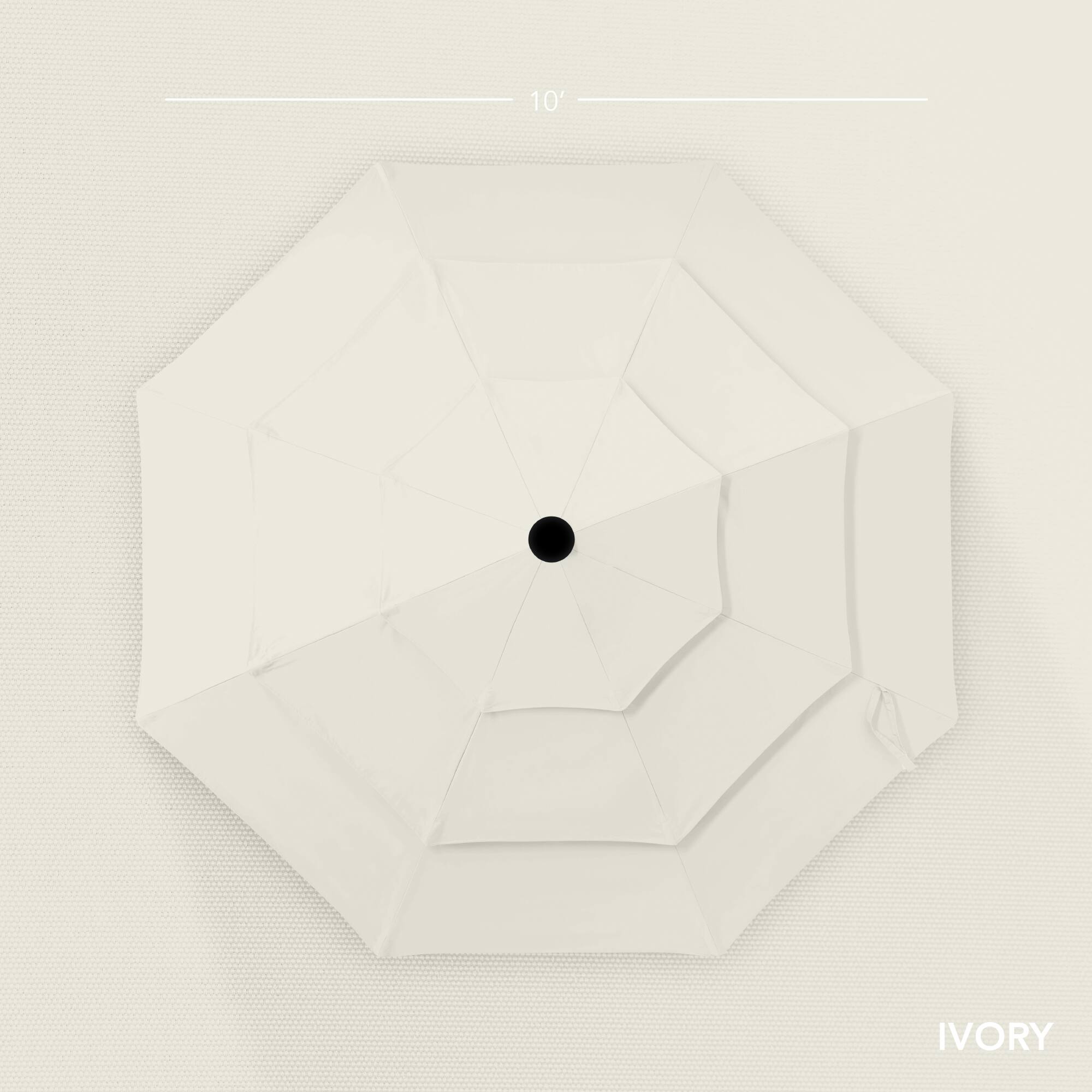 The text on the image is "10' IVORY" and "IVORY".