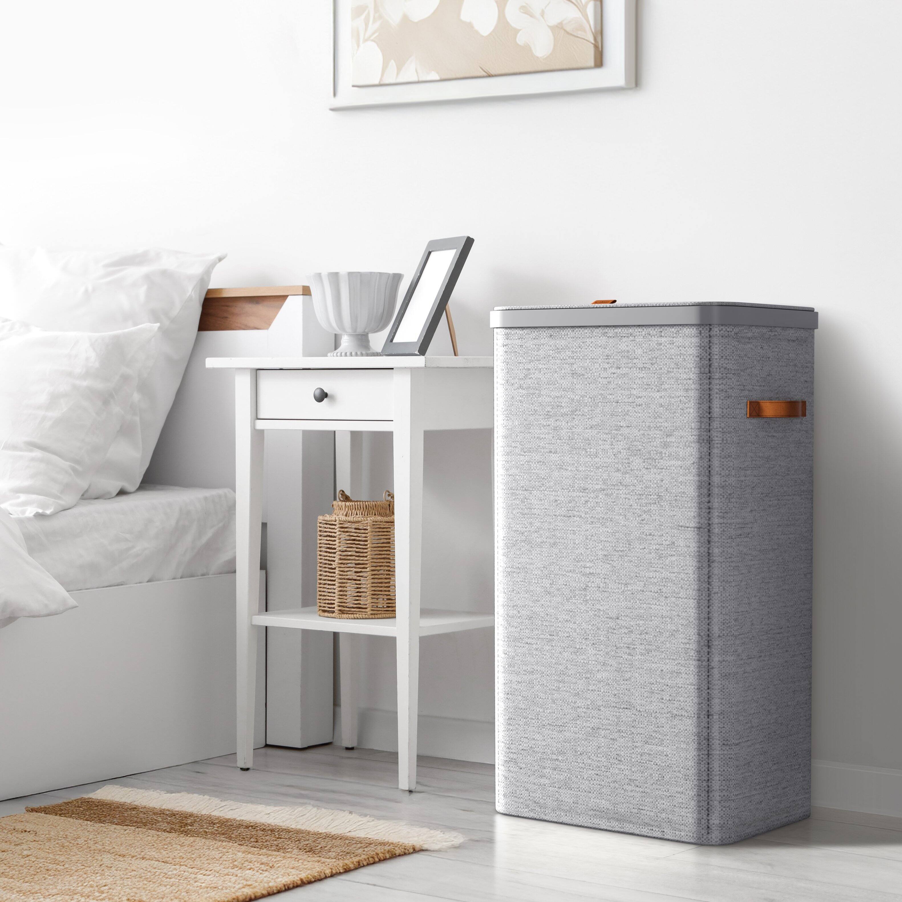 Alt View 5. Sorbus - Sorbus Fabric Laundry Hamper, Collapsible 1-Compartment Laundry Basket with Removable Laundry Bag - Gray.