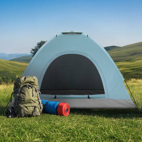 Alt View 4. Winado - Camping Tent, Portable Dome Tent 78*53in for 3-4 Person Waterproof for Outdoor Hiking Climbing Camping Backpacking - Blue.