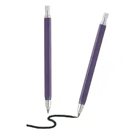 Unique Bargains - 2pcs Mech Pencil 4.0mm, Lead Holder Large Metal w/ Sharpener for Drawing, Sketching, Woodworking - Purple