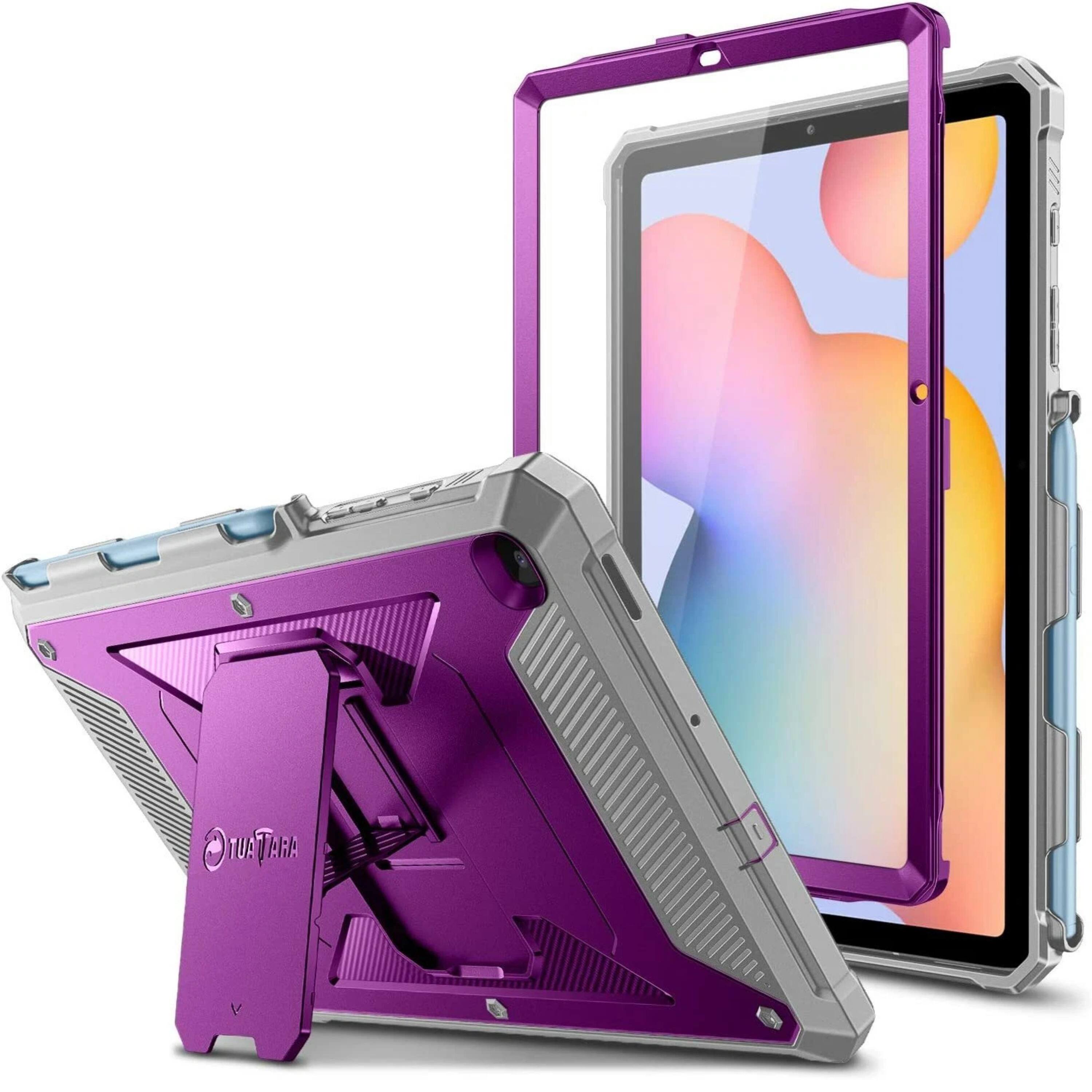 Front. Kitcheniva - Protective Case For Samsung Galaxy Tab S6 Lite Tablet 2024/2022/2020 Model 10.4'' Purple - Purple.