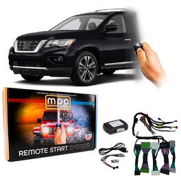 MPC - OEM Remote Activated Remote Start For 2013-2020 Nissan Pathfinder Push-to-Start - Black