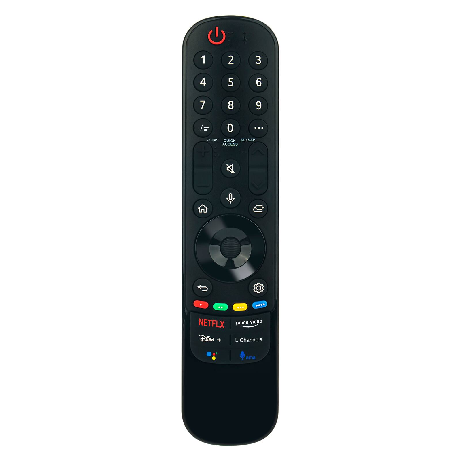 1 2 3 4 5 6 7 8 9 0 ... GADDE QUICK AD/SAP ACCESS x ... .... NETFLIX prime video Disney+ L Channels ama