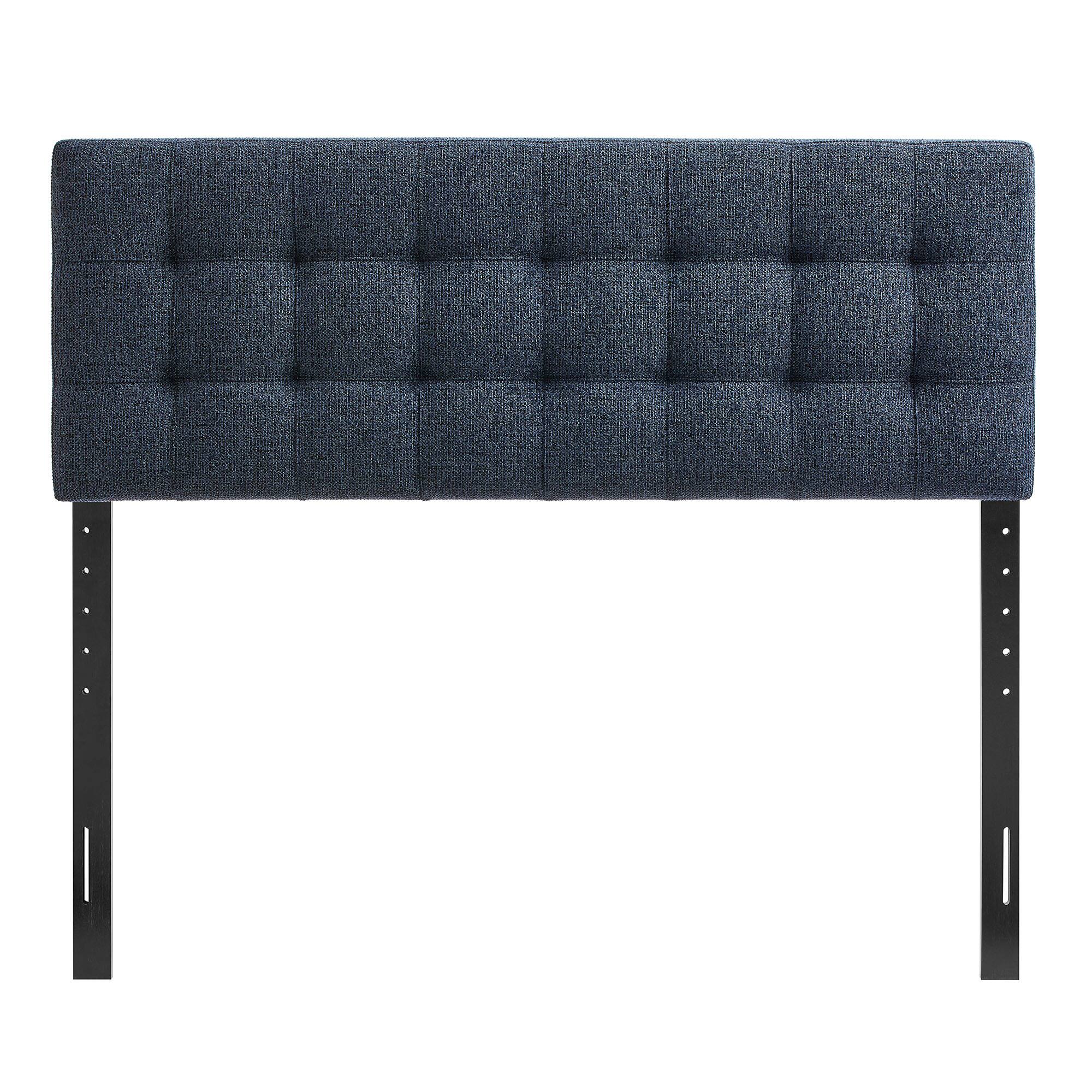 Alt View 2. Modway - Lily Upholstered Fabric Headboard by Modway - Navy.