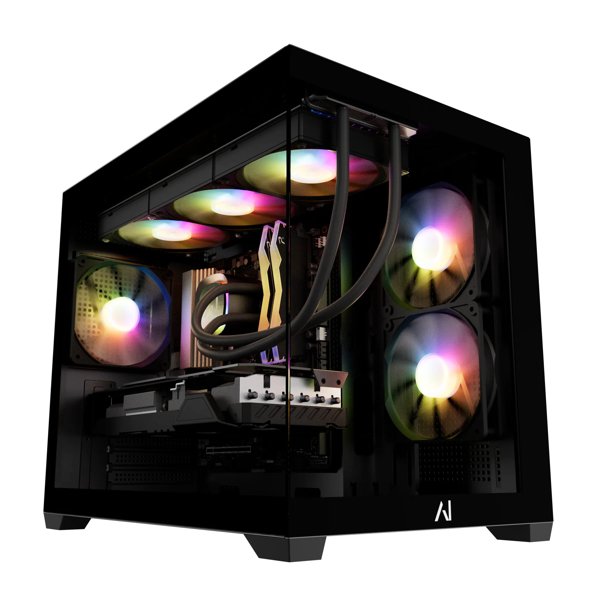 Andromeda Insights - AI Gaming PC Spectra| NVIDIA GeForce RTX 5070 | Ryzen 7 7800X3D (5.0 GHz Turbo) | 32GB DDR5 | 1TB Gen4 SSD - Black