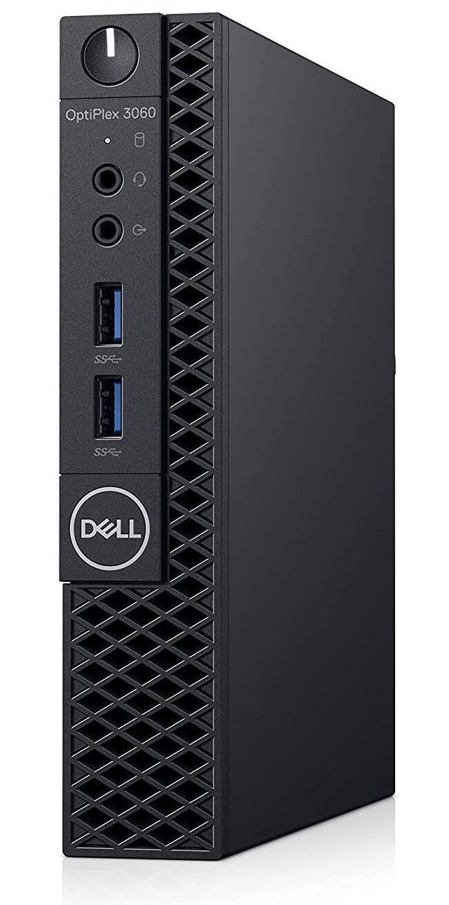 Dell - Refurbished Excellent - Optiplex 3060 Micro Intel i5-8500T 32GB 1TB SSD Windows 11 Pro - Black