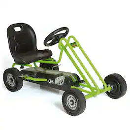 hauck - Ergonomic Pedal Ride On Go Kart Toys for Boys and Girls Ages 4 to 8 - Green