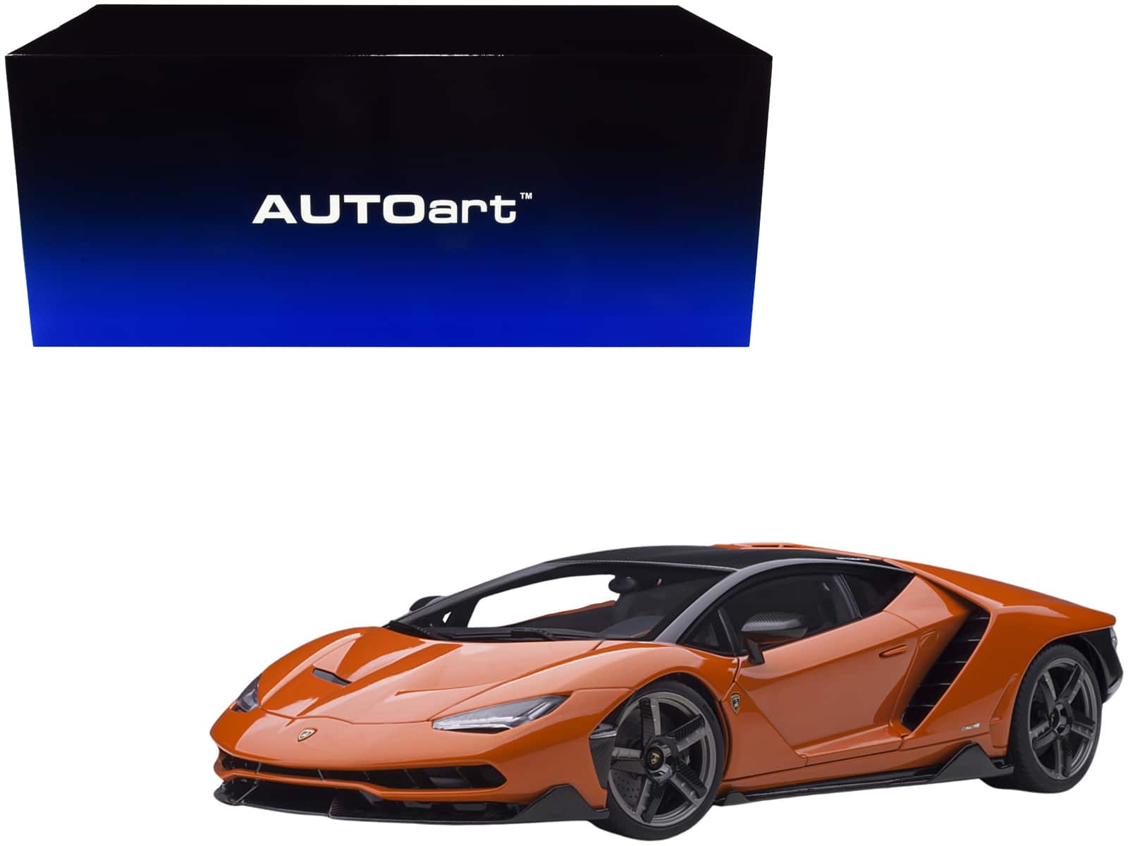 Lamborghini Centenario Arancio Top 1/18 Model Car by Autoart