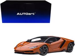 Lamborghini Centenario Arancio Top 1/18 Model Car by Autoart - Argos / Pearl Orange With Carbon