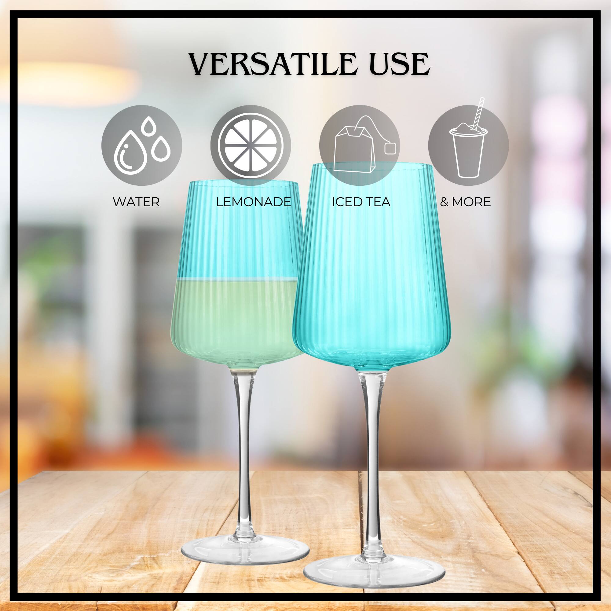 VERSATILE USE  
WATER  
LEMONADE  
ICED TEA  
& MORE
