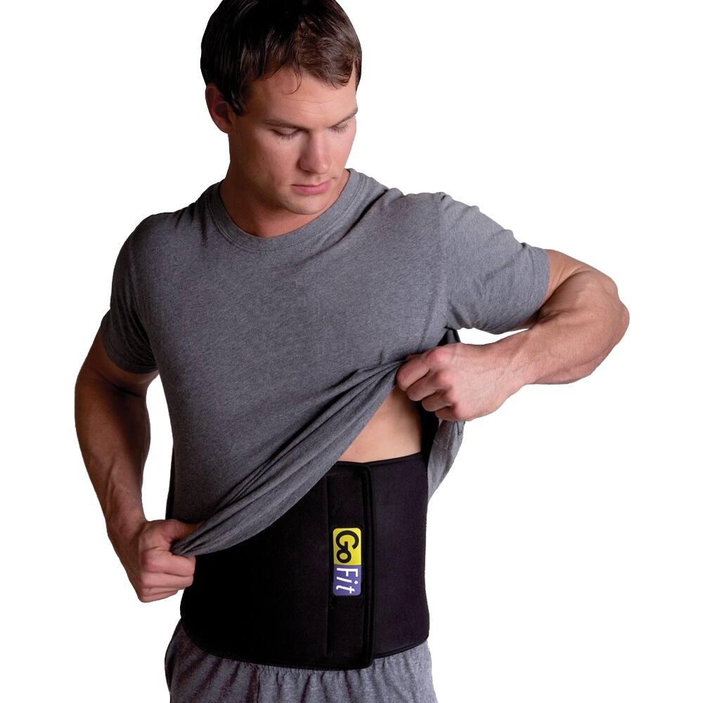 Alt View 11. GoFit - Double Thick Waist Trimmer - Black.