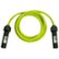 Front Zoom. GoFit - Heavy Jump Rope - Lime Green/Black.