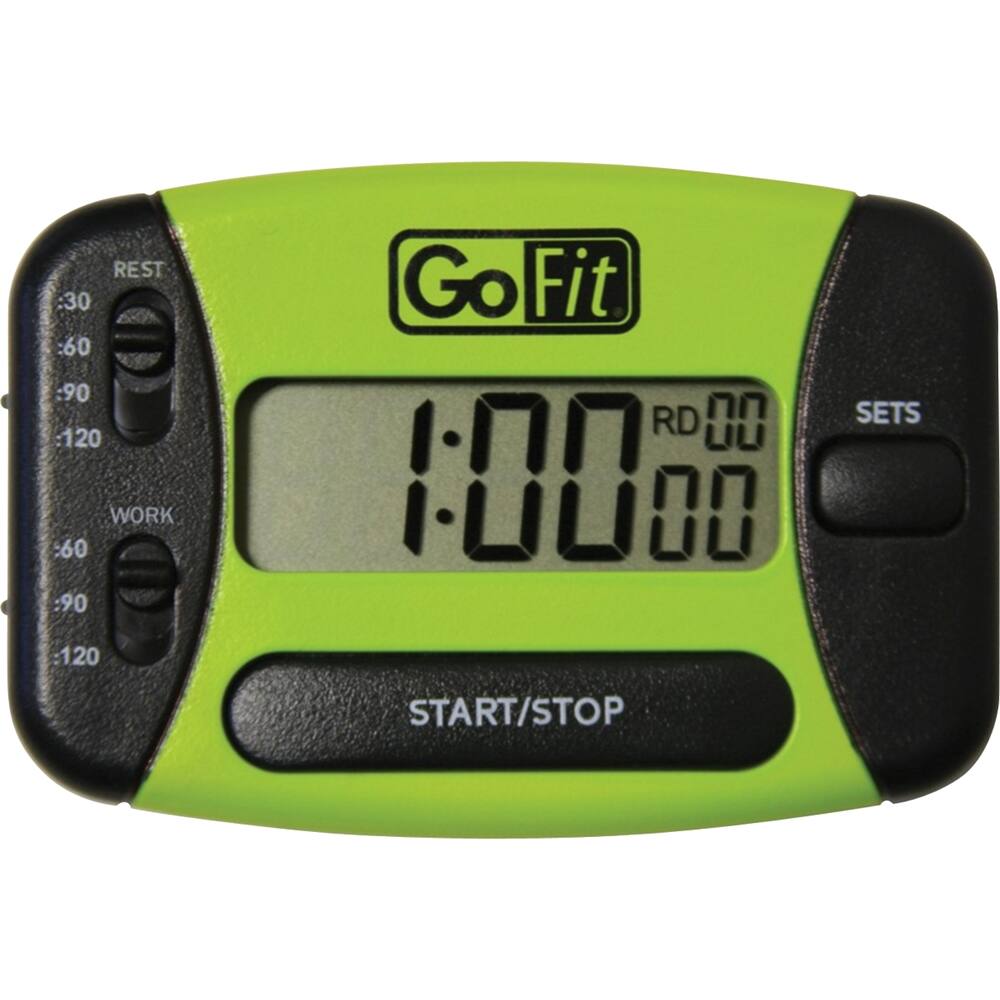Angle. GoFit - Go Timer - Green/Black.