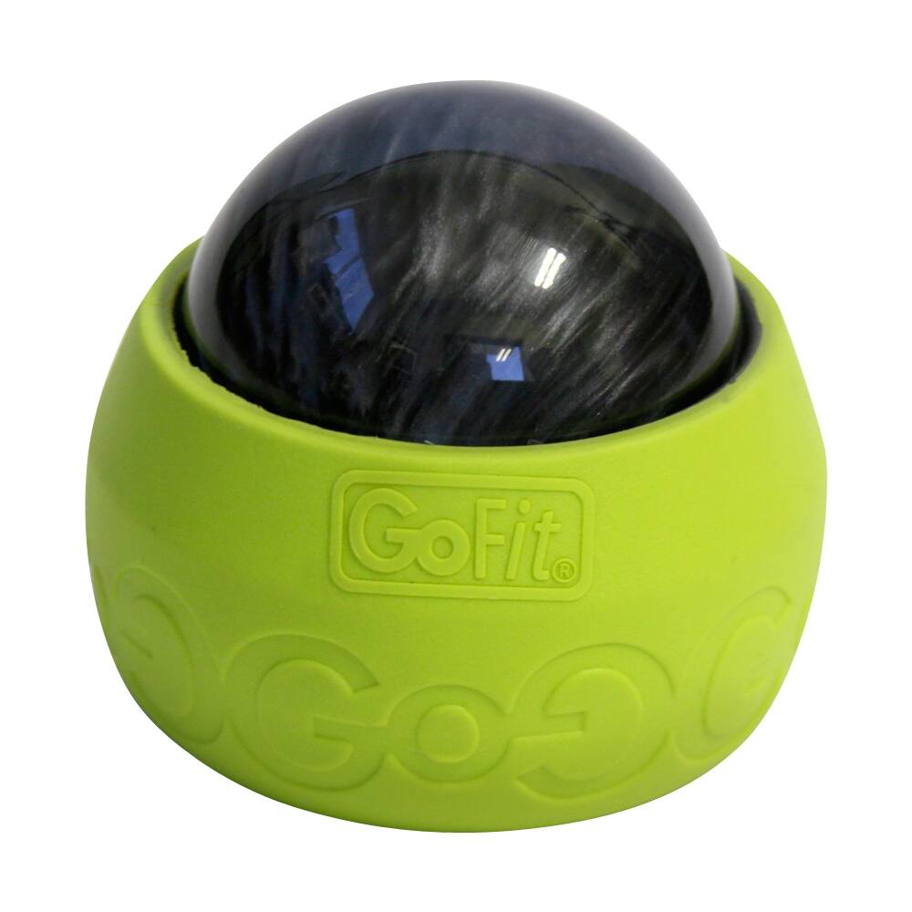 Angle. GoFit - Roll-On Massager - Green.