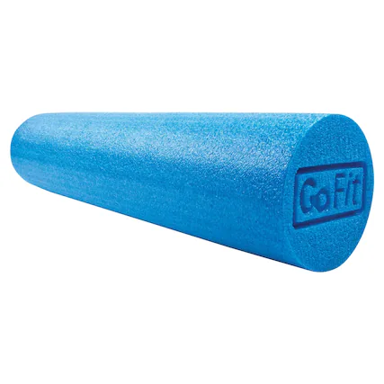 Angle. GoFit - 24-inch Foam Roller - Blue.