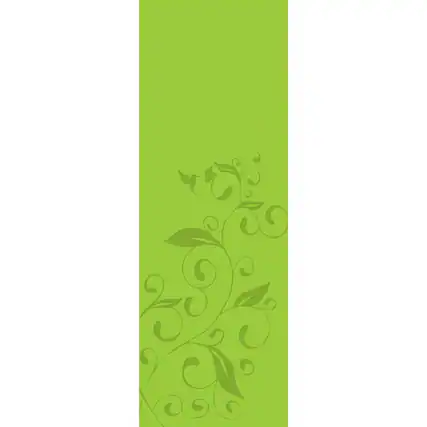 Front. GoFit - Designer Yoga Mat - Green.