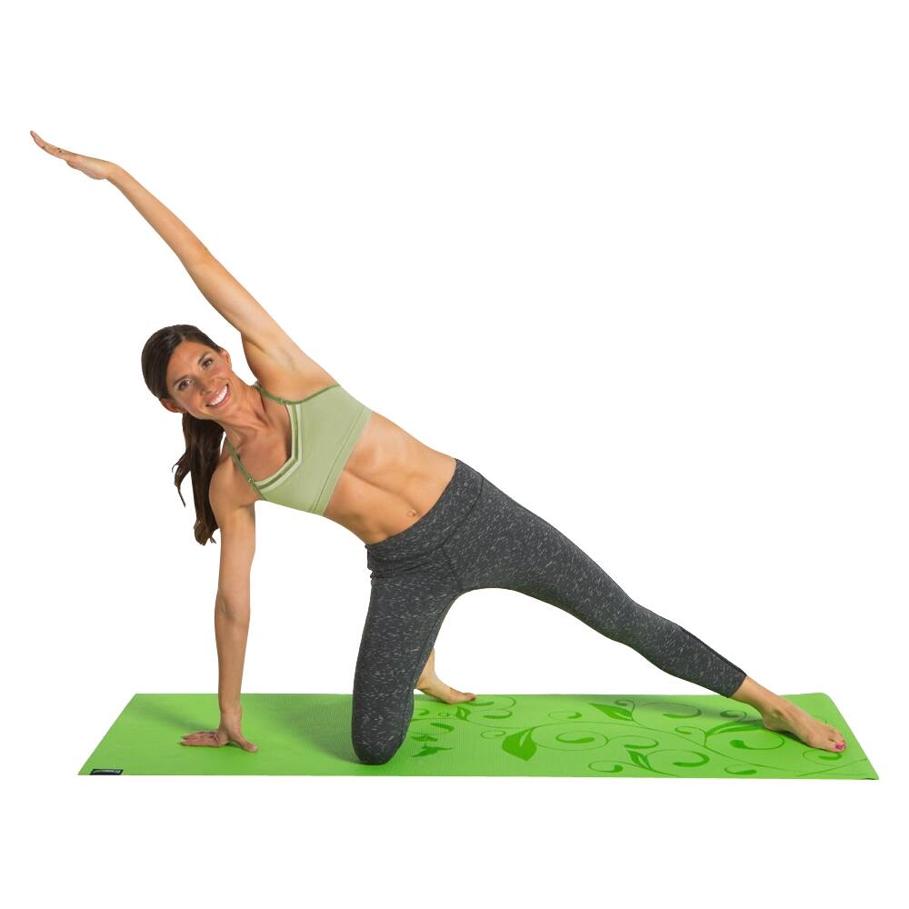 Alt View 11. GoFit - Designer Yoga Mat - Green.