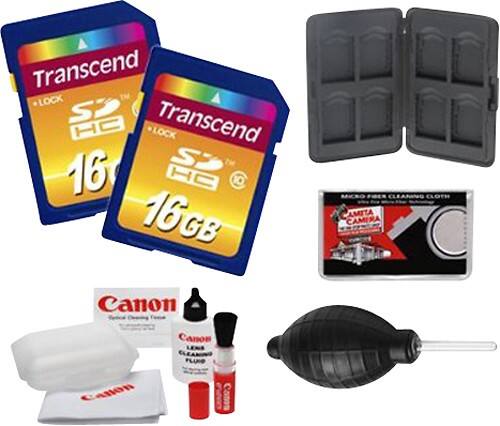 Front Standard. Transcend - Bundle 16GB SecureDigital Class 10 (SDHC) Ultra-High-Speed Card.