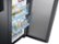 Alt View Zoom 3. Samsung - 21.5 Cu. Ft. Side-by-Side Counter-Depth Fingerprint Resistant Refrigerator with Food ShowCase - Black stainless steel.