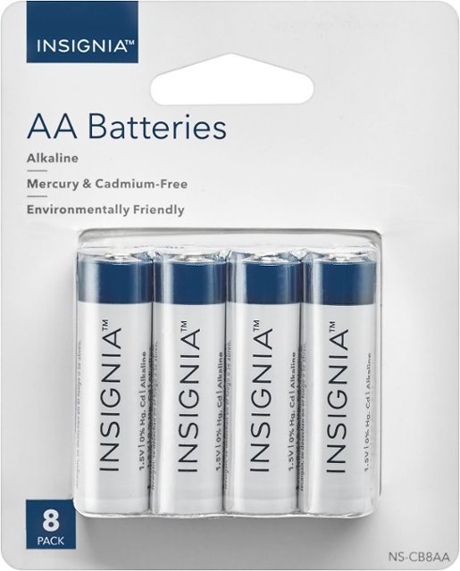 Front Zoom. Insignia™ - AA Batteries (8-Pack).