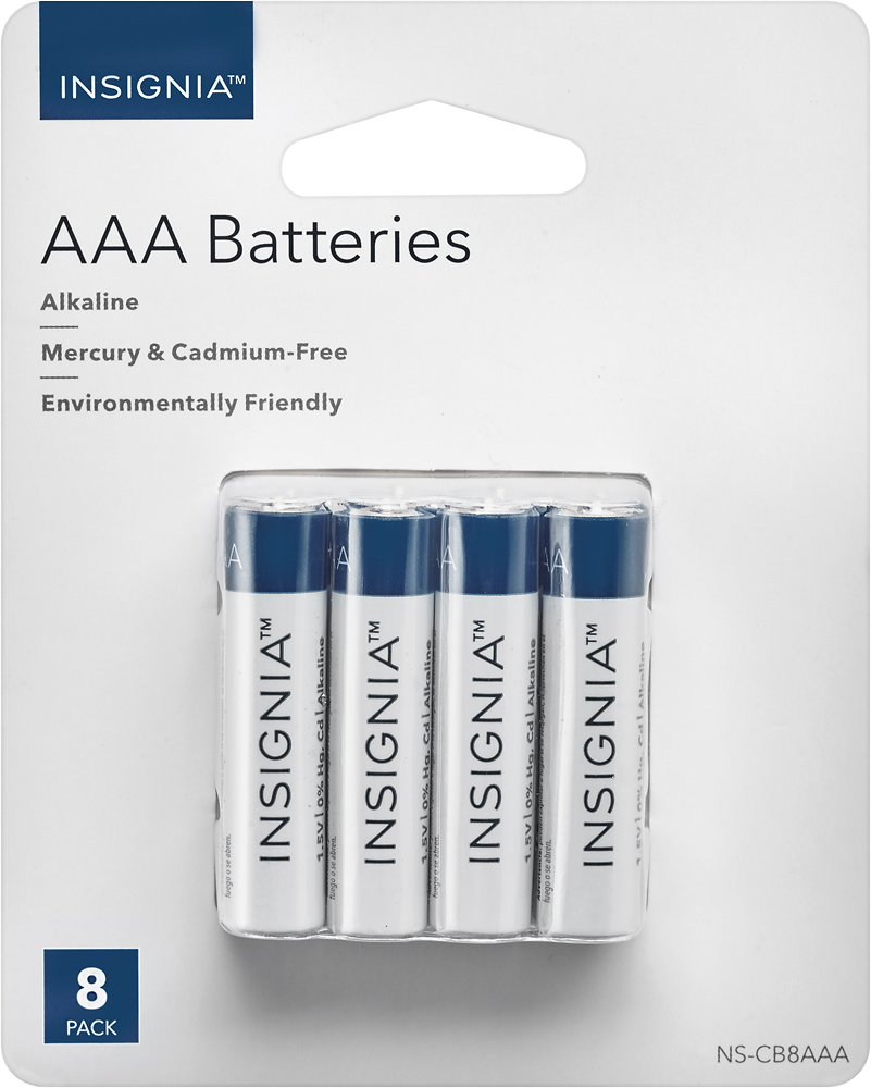 Insignia AAA Batteries Alkaline Battery 1.5V Mercury-free Cadium-free Environmentally Frendly 48-Pack