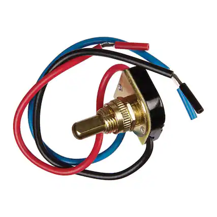Front. Jandorf - Jandorf 6 amps Single Pole or 3 way Push Button Appliance Switch Brass 1 pk - Brass.