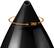 Alt View 12. Drop 1 Gal. Ultrasonic Cool Mist Humidifier - Black.