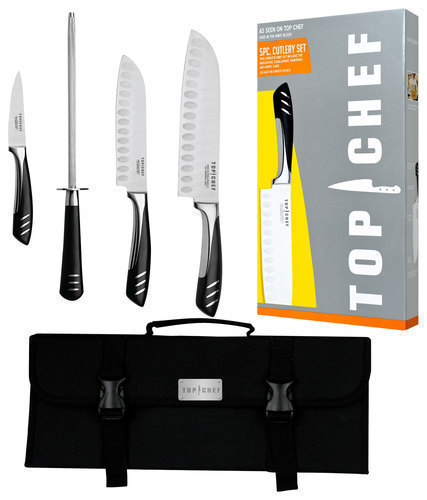 High quality kitchen knife set  Best 5-piece chef knife set with Bag