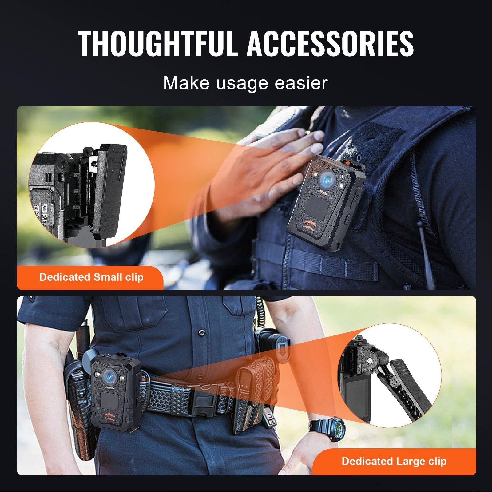 THOUGHTFUL ACCESSORIES  
Make usage easier  

Dedicated Small clip  
Dedicated Large clip