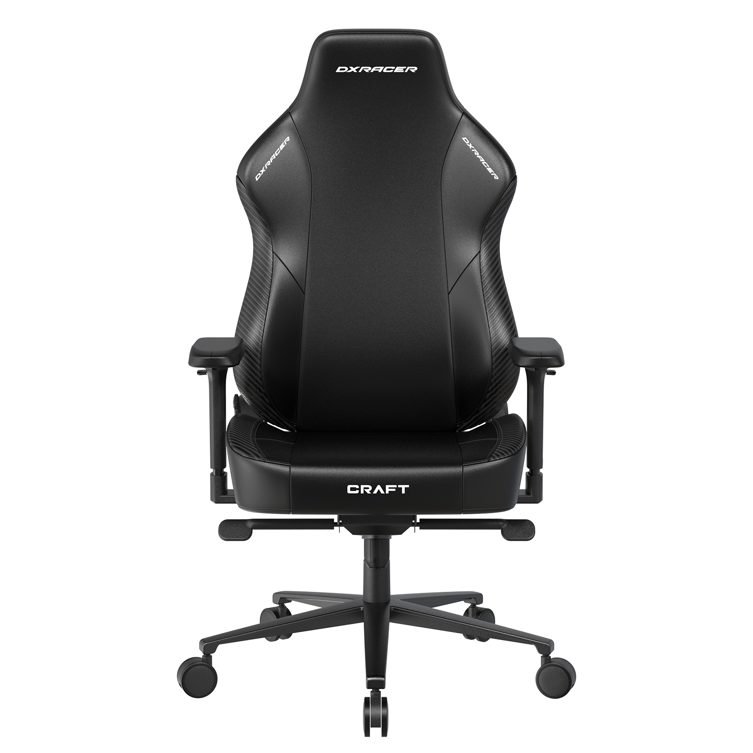 DXRacer - Craft Series Gaming Chair – PU Leather, Ergonomic Recliner with 4D Armrests & Magnetic Headrest - Black