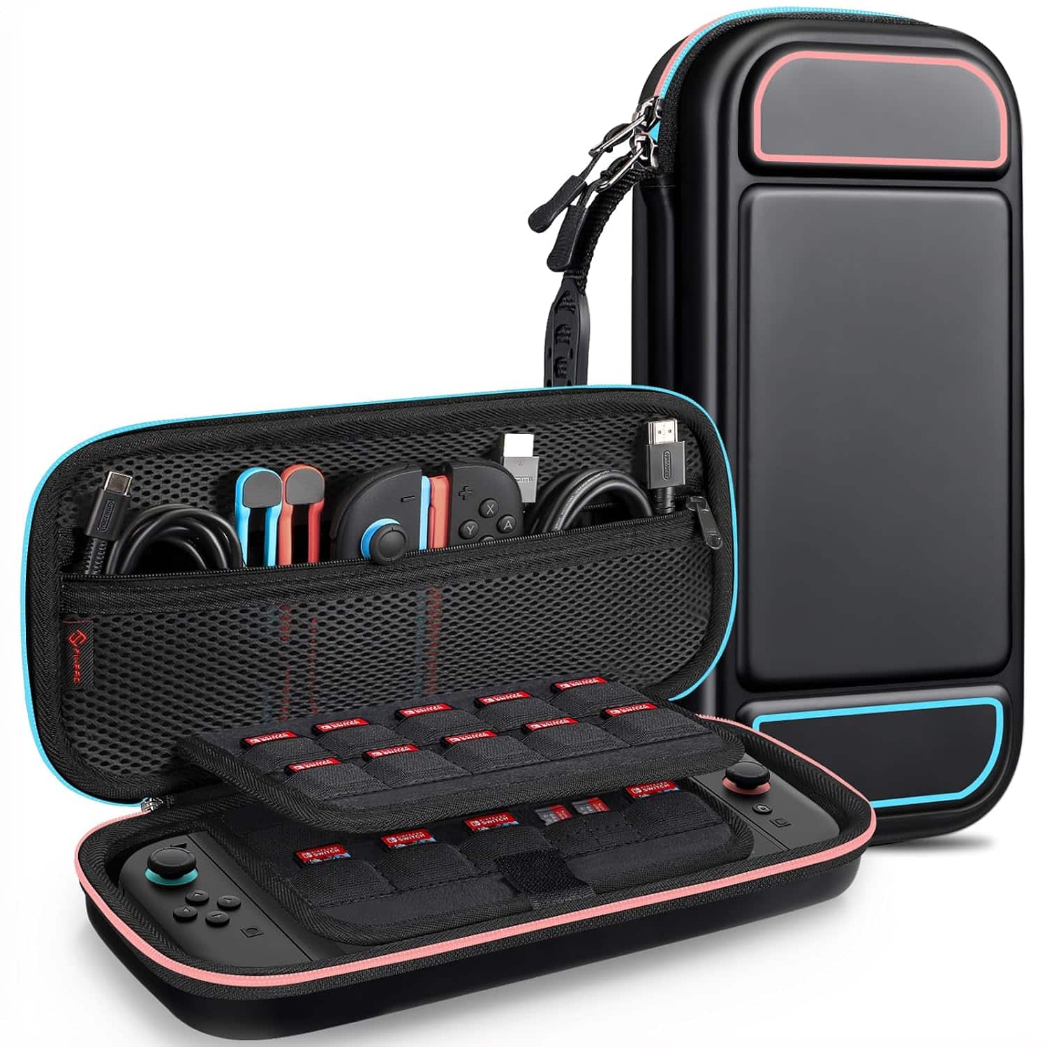Fintie - Shockproof Carrying Case for Nintendo Switch 2 (2025) Portable Hard Shell Protective Cover, Travel Storage Bag - Darknight