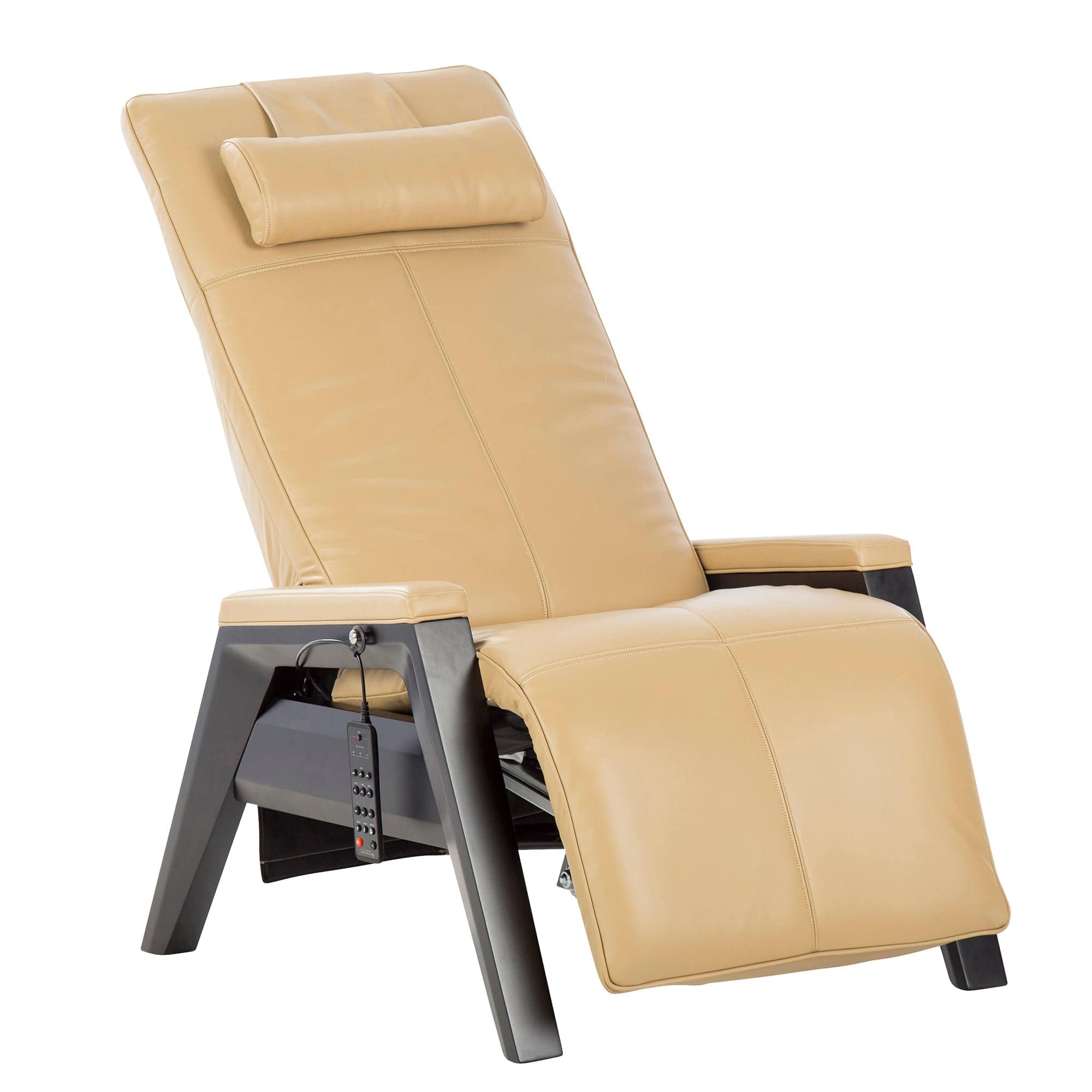 Human Touch - Gravis ZG Leather Zero Gravity Recliner with Air Massage, Multi-Zone Heat, Power Headrest & App Control - Black Frame / Sand Leather price history on PriceWatchPro