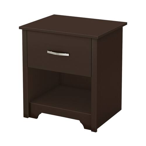 South Shore Fusion 1-Drawer Dresser Brown 9006062 - Best Buy