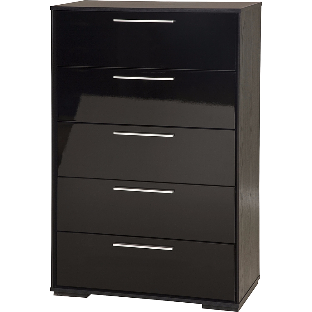 Best Buy South Shore Mikka 5 Drawer Dresser Black Oak 3541035