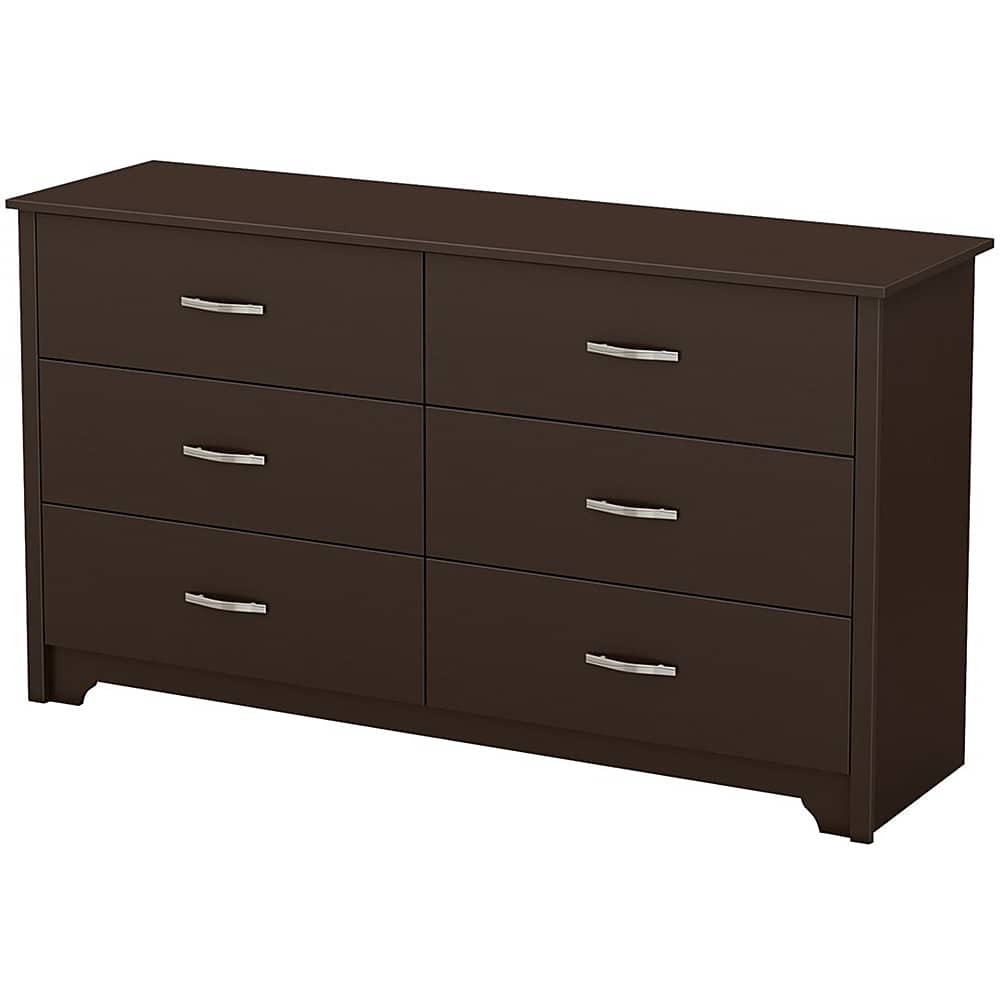 Front. Southwest - Fusion 6-Drawer Dresser - Chocolate.