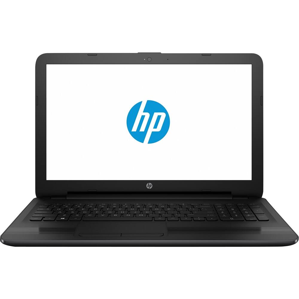 Front. HP - 15.6" Laptop - AMD E2 series - 4GB Memory - 500GB Hard Drive - Black.