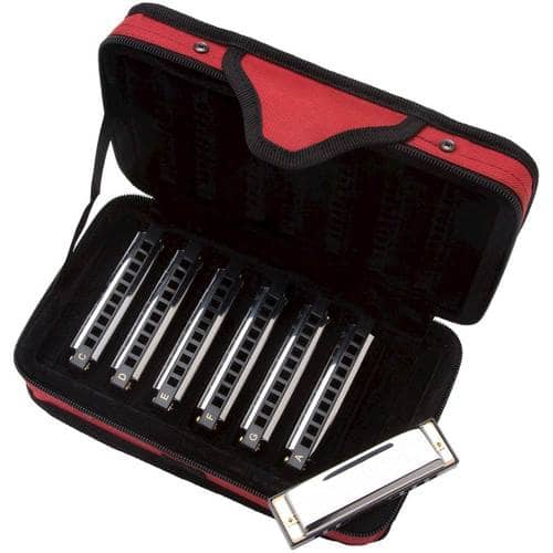 UPC 048667326323 product image for Hohner - Blues Band 7-Piece Harmonica Set - Chrome | upcitemdb.com